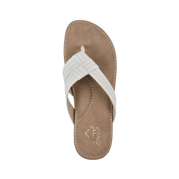 Cliffs by White Mountain Fateful Thong Sandals Women’s White 7.5 – MSRP $49 - Picture 3 of 5